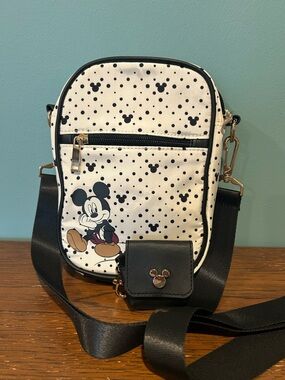 Disney Mickey Mouse Comic Print Crossbody & Matching Coin Purse Set